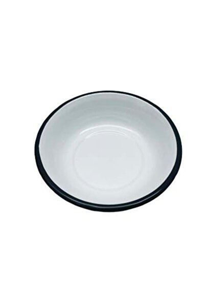 Jenisa 22 cm Large Size 2 Deep Enamel Plates and Legen Bowl