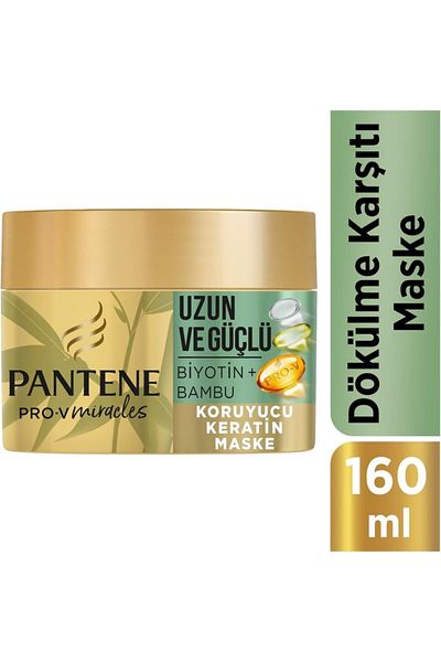 Pantene Bamboo And Biotin Hair Mask 160 Ml Category: Hair Mask