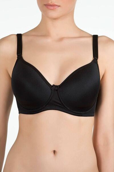 Kom Kadın Siyah Toparlayıcı Sütyen