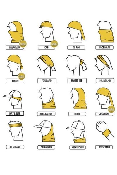 Dünyadan Hediyeler Αρχαίος γιακάς με θέμα τον προσωπίδα Buff Bandana No 20