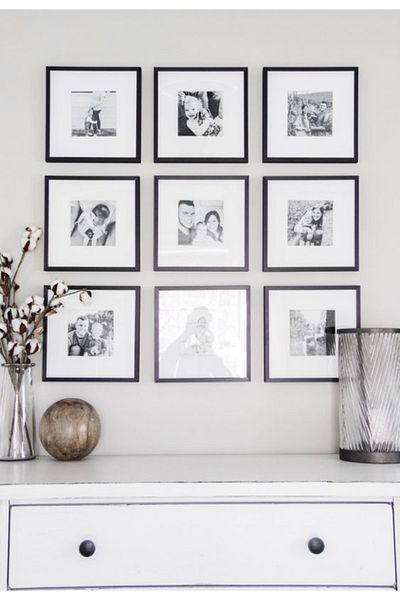 Mitra Clock 25x25 Frame Square Photo Frame