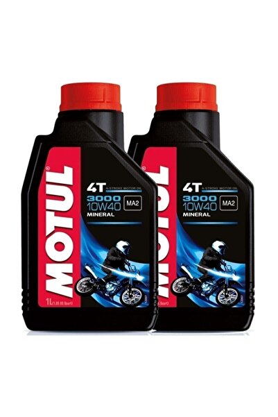 Motul 3000 10w40 4t Mineral Motosiklet Motor Yağı - 2 Adet