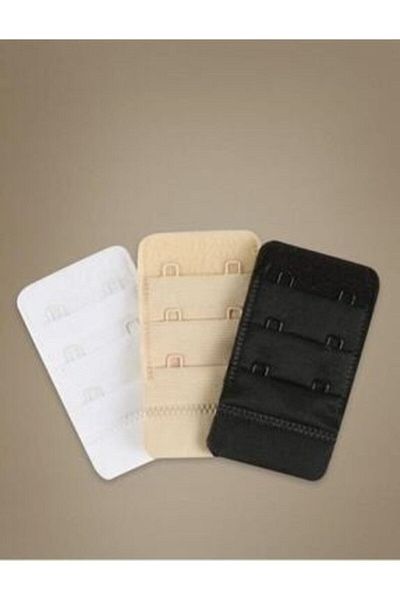 Orkide 3 Pieces of Bra Extender Attachment with 2 Hooks (clasp)