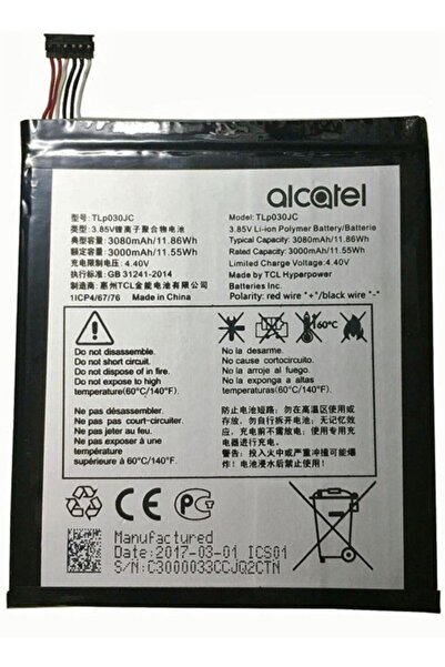 Alcatel Kdr A3 Xl Tlp330jc Batarya Pil