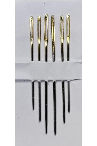 Generic Brand Needles Etamine Canvas Needle Gold Eyed Blunt Tip