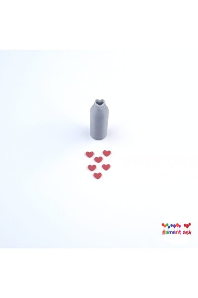 flament aşk Polimer Kil Micro Kesici Kalp