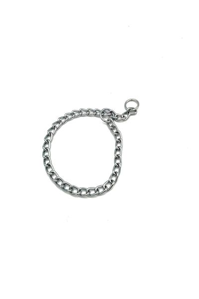 Tasma Market Stainless Steel Chain Puppy Training Collar 40cm 2.5mm