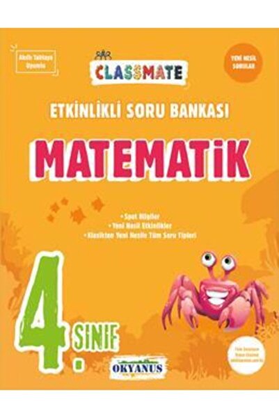 Okyanus Yayıncılık Okyanus Yayınları 4.sınıf Classmate Matematik Soru Bankası
