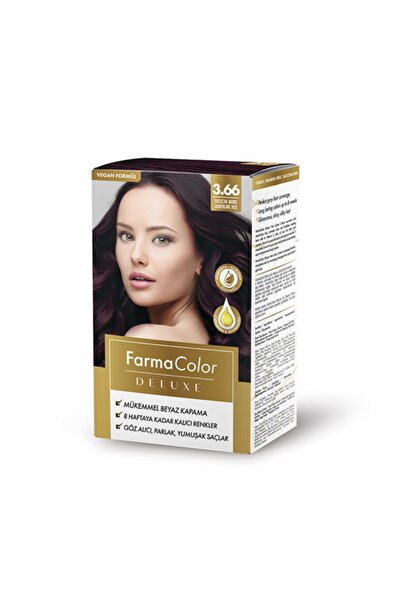 Farmasi Farmacolor Deluxe Saç Boyası Patlıcan Moru 3.66