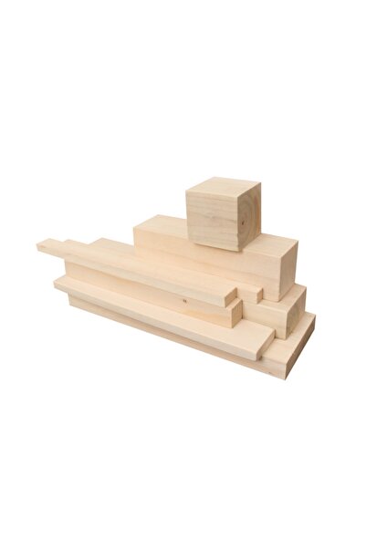 ecsahşap Ecs Kavak 1.5x3x75 Cm Ahşap Çıta Taslak Tahta Planyalı Kereste