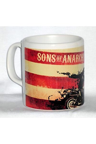 ART HEDİYE Sons Of Anarchy - كوب مطبوع على الجانبين للدراجة