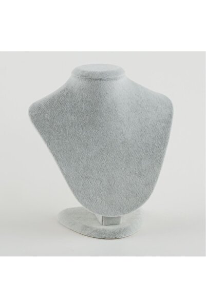 Zeyn Dekor Κολιέ Μανεκέν Μίνι Κρεμαστό Γκρι 16 εκ.