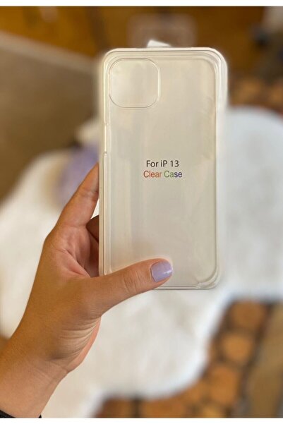 Iphone 13 Mika (sert) -sararmaz Şeffaf Kılıf