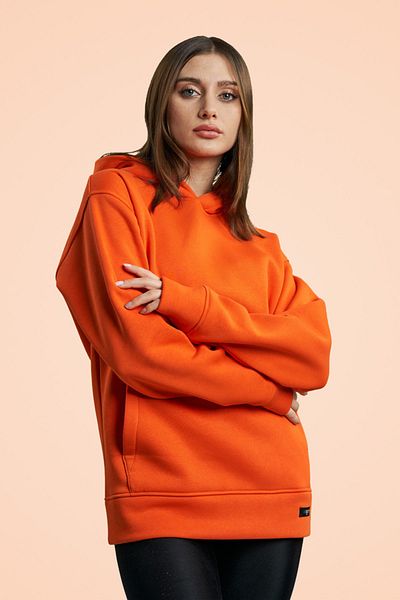 MBEY1989 Hanorac portocaliu supradimensionat Mbey unisex