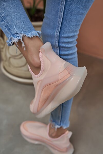 ANGELİNA JONES Calole Kadın Kavun Turuncu Airtaban Detay Sneakers Ayakkabı