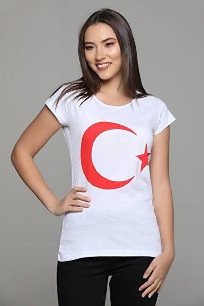 NOBLE STORE Μπλουζάκι με τουρκική σημαία