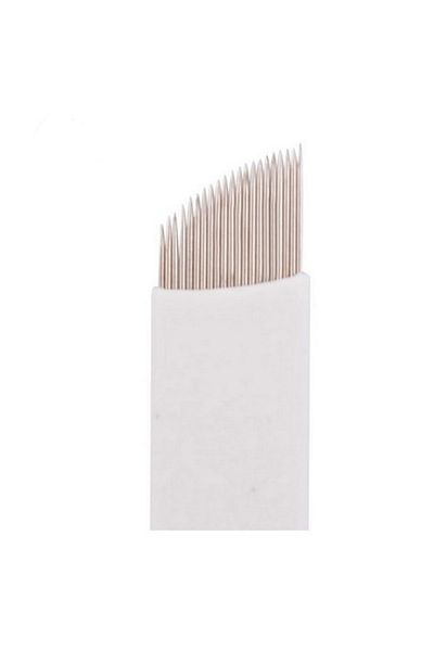 Prime 21 Pin Microblading Needle Number 21 Needle White 10 Pieces