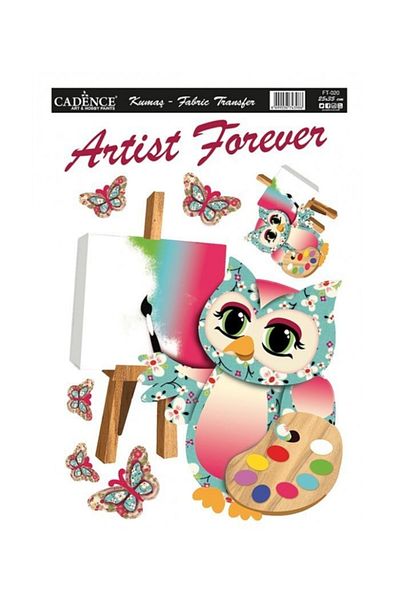 Cadence Fabric Transfer Owl Painter 25X35 Kt-20