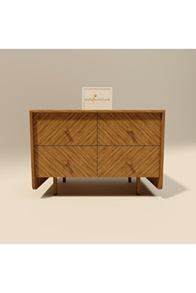 ESTA FURNITURE Mammına Demonte Çekmeceli Vestiyer Apt-002