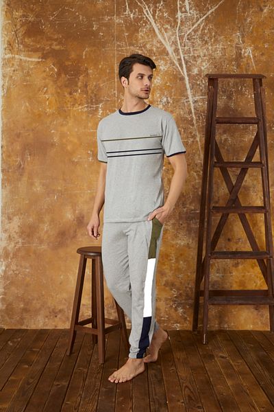 Ayans Pijama Σετ πιτζάμες Ayans Sportwear Jogging Fit με ελαστικά πόδια