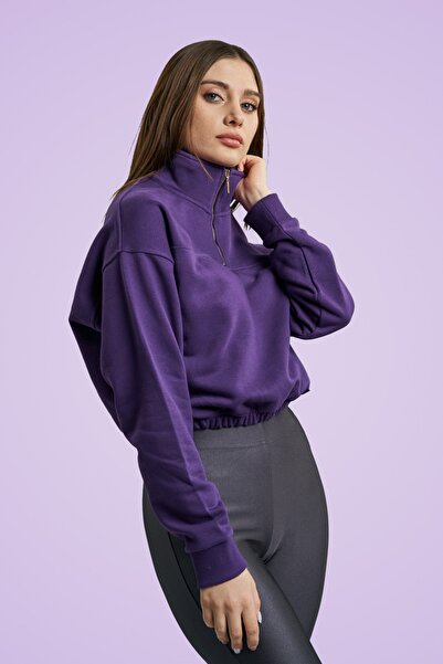 MBEY1989 Mbey Yarım Fermuarlı Sweatshırt