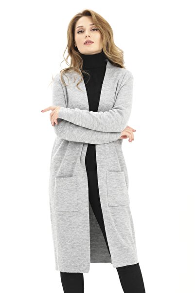 ModaPlaza Long Women's Cardigan 4341 - Straight Cut