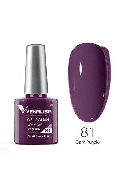 Venalisa 7.5 ml Uv Led Kalıcı Oje Dark Purple No.81