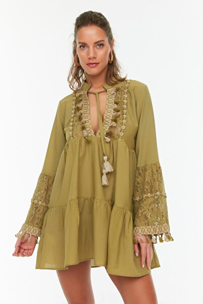 Trendyol Collection Dress - Green - Basic