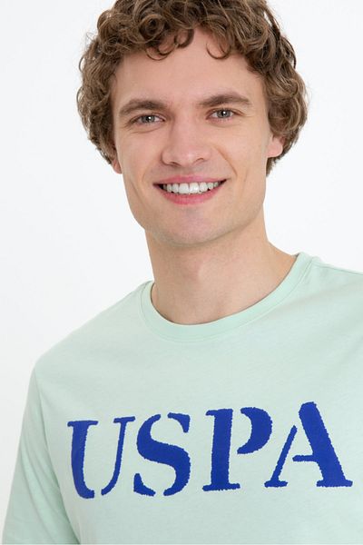 U.S. Polo Assn. Зелена мъжка тениска