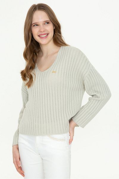 U.S. Polo Assn. Pulover de damă gri