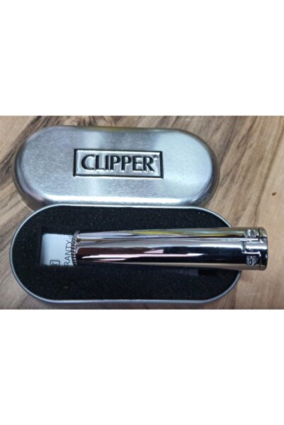Clipper Gümüş Benzinli Metal Çakmak