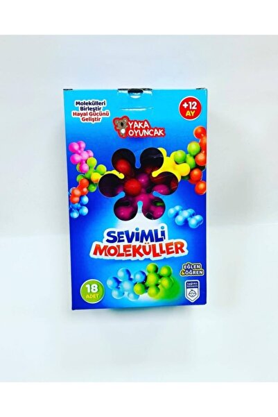 Sevimli Moleküller Eğitici Oyuncak (18 Parça)