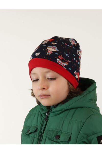 Woowkid Çocuk Bere Korsan Desenli