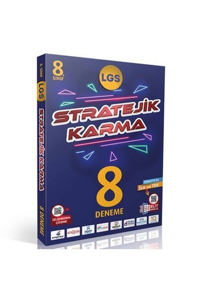 paraf yayınları 8.Class LGS Strategic Mixed 8 Fascicle Trial / Collective / Parafine Broadcasts /9786257222389