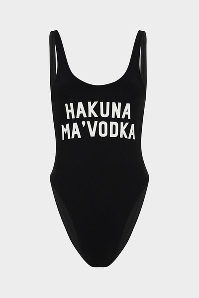 Açelya Okcu Hakuna Ma*vodka Slogan Push Up Μαγιό