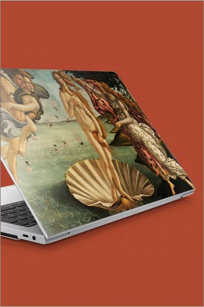 Piksel Grafik Birth of Venus Laptop Sticker Covering