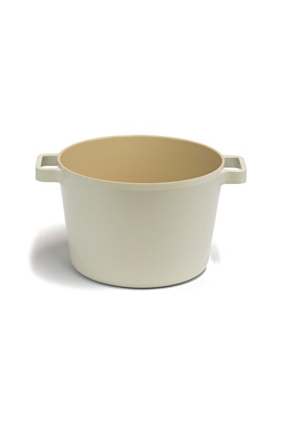 NEOFLAM Fika Deep Cast Aluminum Pot with Glass Lid 22 Cm X 15 Cm