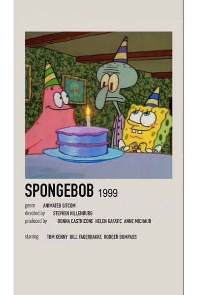 animeandyourworld Spongebob Special Design A4 Notebook - 21*29 Cm, Ring No Line, 1 Large Size