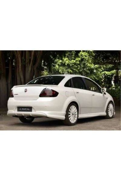 Genel Markalar Fıat Linea Uyumlu Arka Tampon Eki Karlık - Mat Siyah