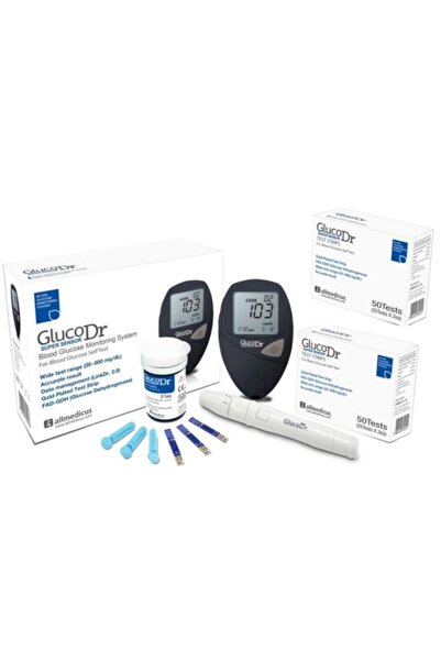 Ayset Glucodr Şeker Ölçüm Cihazı + 100 Adet Strip