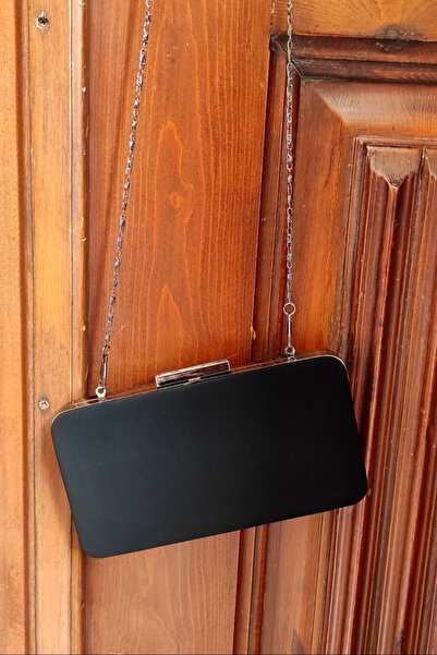 LA CALZATURE Τσάντα Portfolio Box σε μαύρο σουέτ