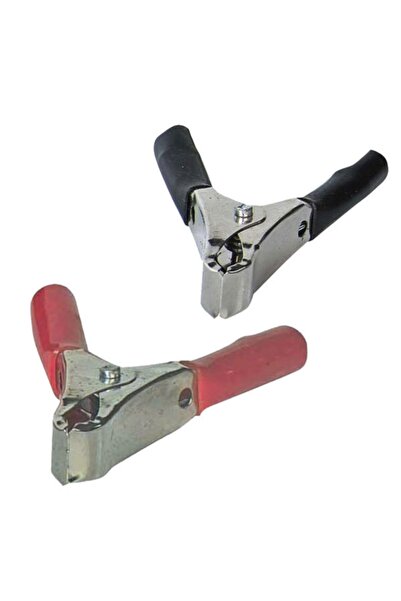 Genel Markalar Krokodil Akü Maşası Küçük 75mm Siyah * Kırmızı