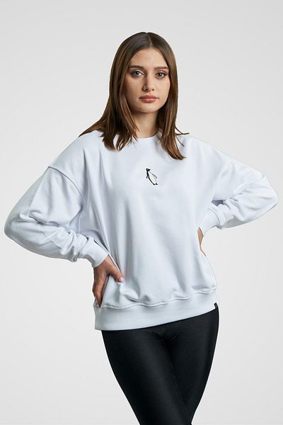MBEY1989 Hanorac Mbey Minimal Brodat cu croiala larga