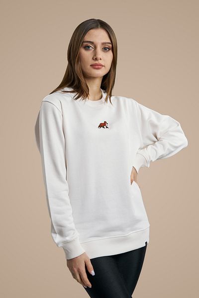 MBEY1989 Hanorac cu croiala casual brodat Mbey Minimal