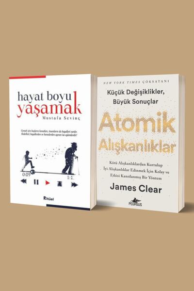 Ritüel Yayınları Hayat Boyu Yaşamak Atomik Alışkanlıklar 2 Kitap Set