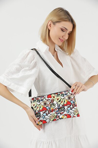 efnanstore Чанта за клъч с цветна вечерна рокля със смесен модел