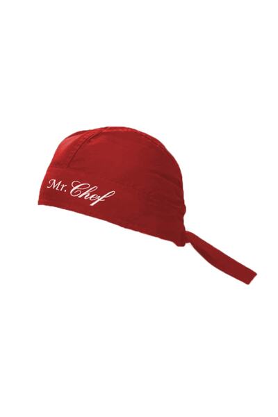 apr-10 Mr.chef Embroidery Embroidered Chef Bone Kep Cook Chef Hat