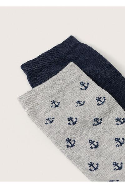 MANGO Kids Dark Blue Socks for Kids