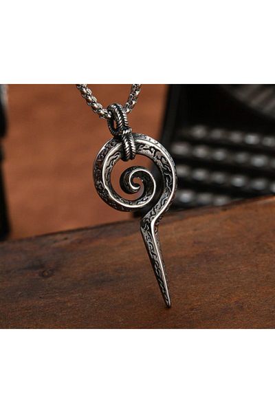 Viking Inka Totem Scepter Snake Necklace - Maya -aztek Necklace