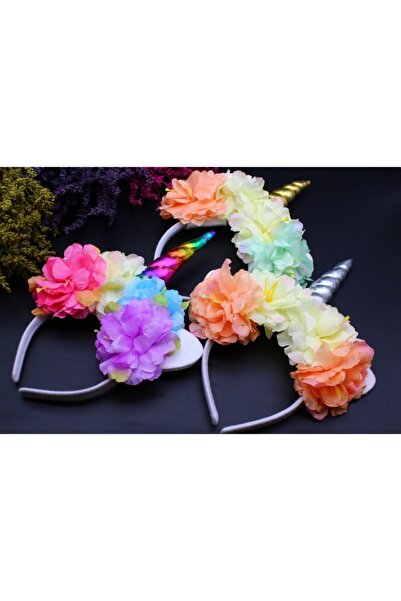 pistyle Coroană pentru petrecere de aniversare Uniicorn, strălucitoare, color...